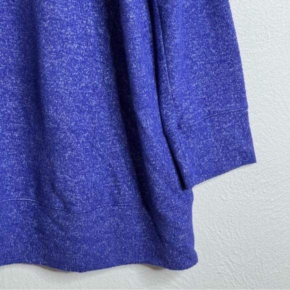 Soft Surroundings Blue Long Sleeve V-Neck Cozy Cabin Pullover Tunic Size XL - Picture 2 of 11